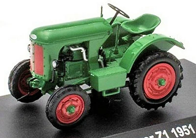 Zettelmeyer Z1 Trattore 1951 Trattore Schlepper Verde Green PC-Box 1:43 - Immagine 1 di 2
