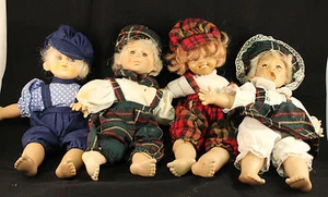 4 MEI DA TOYS - DOLLS 10-11" USED - - Picture 1 of 10