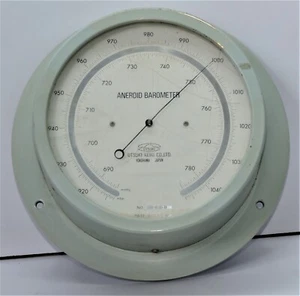 UTSUKI KIEKI ANEROID BAROMETER YOKOHAMA JAPAN - Foto 1 di 4
