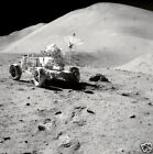 Photo NASA - Apollo 15 - Vehicle Lunar - Conquest Space Station Over the Moon