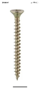 Solo Woodscrews - PZ - Double Countersunk - Yellow 5.0 x 70 - Picture 1 of 4