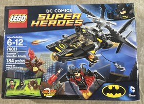 Lego DC Comics Super Heroes Batman Man-Bat Attack 76011 Ages 6+ 184pcs 