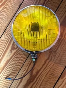 BLOC OPTIQUE COMPLET JAUNE CIBIE IODE 45 CHROME  H2 NEUF ORIGINE DIA 170 - Imagen 1 de 2