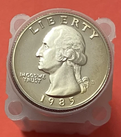 1985-S  **PROOF**  WASHINGTON QUARTER - NICE COIN - L@@K AT PICTURES!!!!! Cover