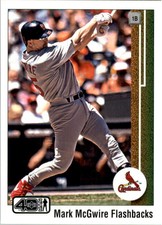 2002 (CARDINALS) Upper Deck 40-Man Mark McGwire Flashbacks #MM37 Mark McGwire