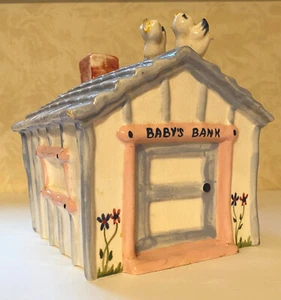 Ross Originals Vintage 1946 Keramik handbemalt Kinderzimmer Babymünze BANK - Bild 1 von 11
