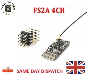 FS2A 4CH AFHDS 2A Mini Compatible Receiver PWM Output for Flysky i6 i6X i6S UK - Picture 1 of 7