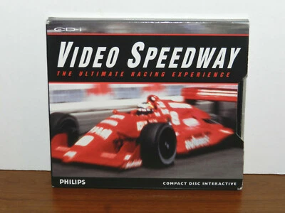 Video Speedway (Philips CD-i, 1992) COMPLETE Manual, Slipcase - CDI Racing Game - Image 1 of 4