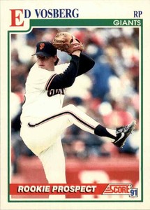 1991 Score MLB Ed Vosberg #757