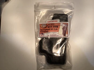 Stoner holster  IWB Springfield XDM Sub Compact black leather Left hand - Image 1 of 4