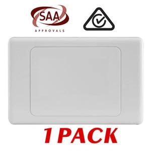 1 x Blank Wall Plate - Electrical Wallplate Empty Switch plate - SAA  - Imagen 1 de 4