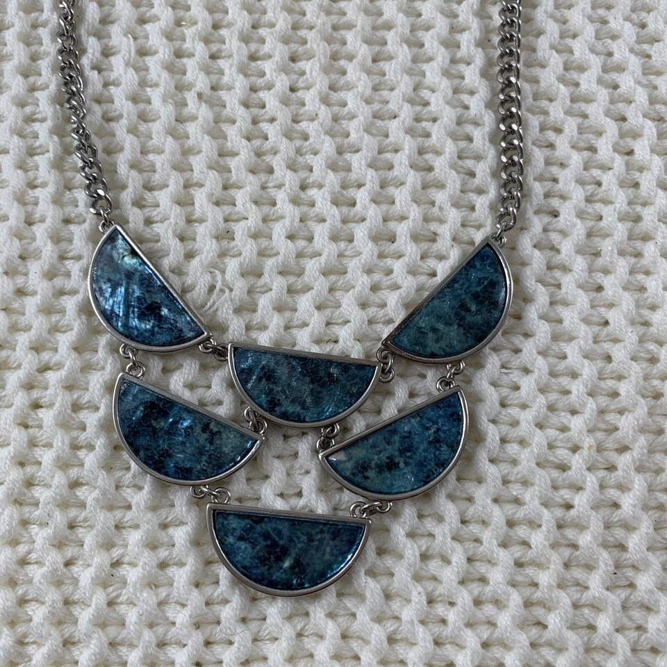 Kenneth Cole Нью-Йорк редкая синий ожерелье - Изображение 1 из 3