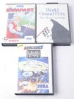 Jeux Sega Master System assortis - Populous - Rampart - Grand Prix du Monde