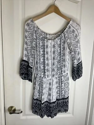 Mameluco Mudd Mujer Talla Pequeña Manga Campana Hombro Descubierto Foto 1 de 4