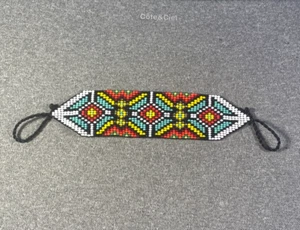Embera Chami Perlen Armband von Frauen des kolumbianischen Ureinwohnerstammes 3196 - Bild 1 von 2