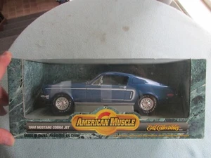 1-18 ERTL AMERICAN MUSCLE 1968 MUSTANG COBRA JET - Picture 1 of 8