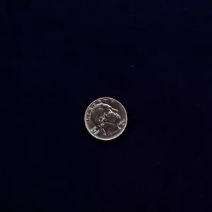 Vintage Midnight Blue Linen Suiting Fabric | 0.88 yds. x 45 in. - Picture 1 of 7