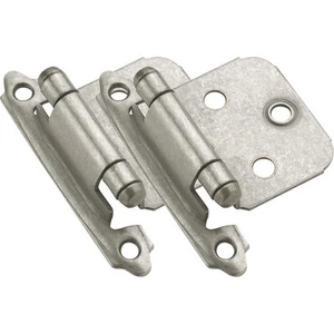 Amerock BP3429-WN Coppia di cerniere autochiudenti a sovrapposizione variabile nichel resistente alle intemperie - Foto 1 di 1