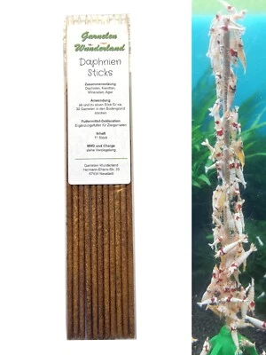 Garnelen Wunderland Shrimp Sticks "Daphnien" 11 Stück / Futter Stangen Lollies - Bild 1 von 4