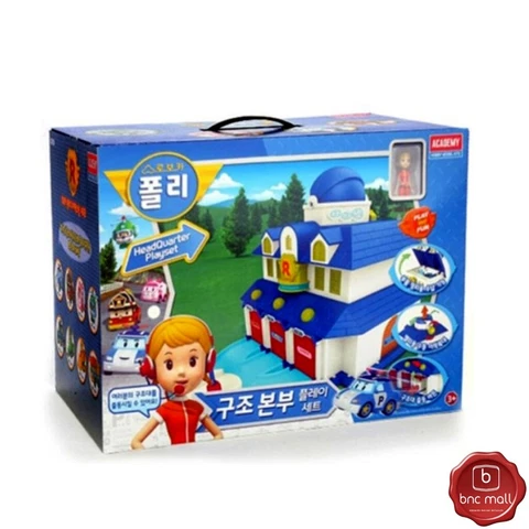 Robocar Poli Rescue Center Station Play Toy Set Kids with Jin Figure Cover