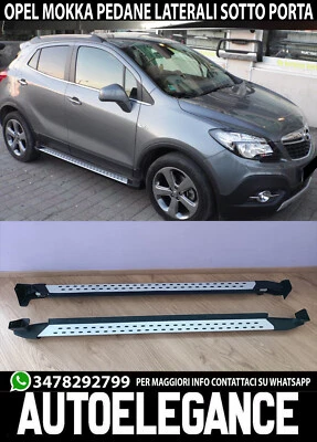 PEDANE LATERALI ADATTE A OPEL MOKKA / MOKKA X 2012+ SOTTO PORTA ANTISCIVOLO - Imagen 1 de 4
