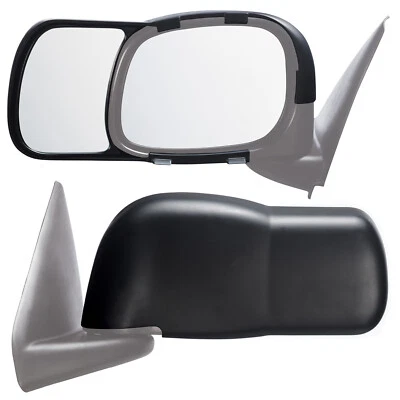 Snap & Zap Clip-on Custom Fit Towing Mirror 02-08 Dodge Ram 1500 03-09 25-3500 Foto 1 de 4