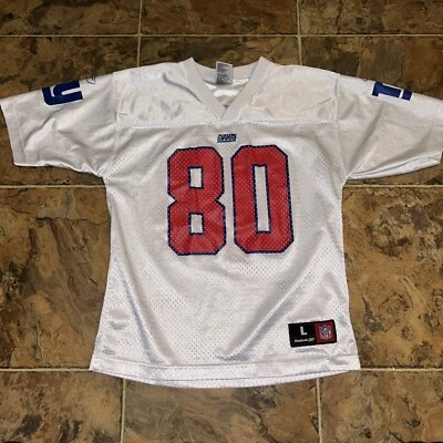Camiseta blanca Reebok NFL New York Giants #80 Jeremy Shockey Youth L 14/16 Foto 1 de 4