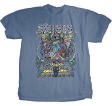 Santana-Folk Skull-X-Large Stone Blue T-shirt