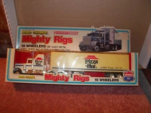 1983 Road Champs Kenworth semi tractor truck w/ Pizza H box van trailer 1/50 NIP - Picture 1 of 8