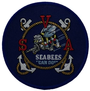 SEABEE VETERANS ASSOCIATION SVA PATCH USN NAVY CAN DO CB BAUBATAILLON - Bild 1 von 1