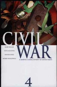 Civil War # 4 N MINT Marvel Comics 1st print Iron man Captain America Thor - Bild 1 von 1