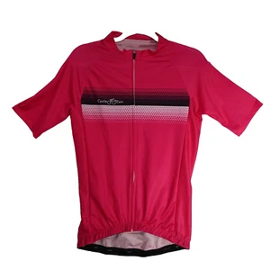 Cycle-Run Jersey Shirt Women Large Neon Pink Cycling Biking Bicycle Reflective - Picture 1 of 17