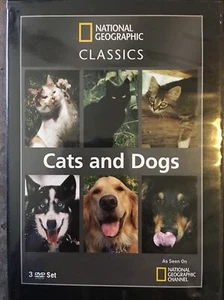 National Geographic Classics: Cats And Dogs 3 DVD Set Like New 305 Minutes - Picture 1 of 5