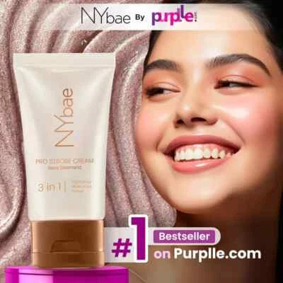 Crema estroboscópica NY Bae PRO imprimación + iluminador + hidratante brillante piel coreana -12 gm Foto 1 de 4