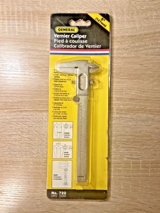 General Tools 722 Steel Metric and Imperial Measurement Vernier Caliper 5 in NEW - Picture 1 of 8