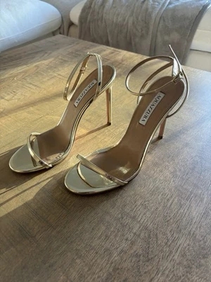 Sandalia Aquazurra Olie 105 Dorada Talla 38 Foto 1 de 4