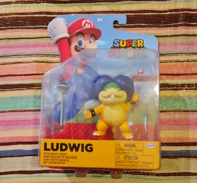 Jakks Pacific Super Mario Ludwig Figure Brand New Boxed