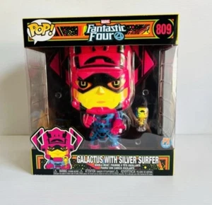 Funko Jumbo Pop Galactus mit Silver Surfer Blacklight 10" PX Exclusive #809 - Bild 1 von 6