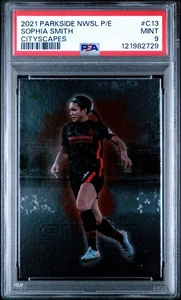 2021 Parkside NWSL Sophia Smith Cityscapes PSA 9 Rookie Card RC #C13 - Picture 1 of 2