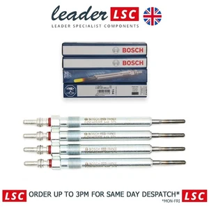 Glow Plugs x4 Seat Altea 2009 to 2015 NEW GENUINE BOSCH 03L963319 TDi 1.6 2.0 - Picture 1 of 12