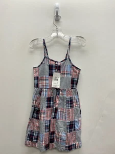 Hartstrings SIZE 6 Navy/Blue Red/White Sleeveless Girl's Dress - Picture 1 of 2