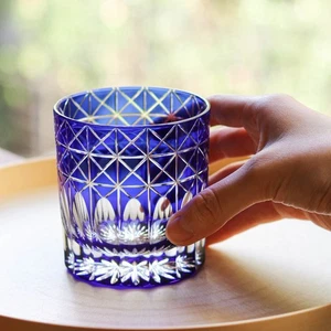 Edo Kiriko MG-10 Rock Glass 280ml – Hand-Cut Japanese Crystal - Picture 1 of 4
