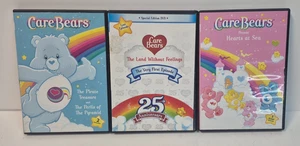 CARE BEARS SPECIAL EDITION DVD & #104 & #131 SET OF 3 DVD'S - Imagen 1 de 7