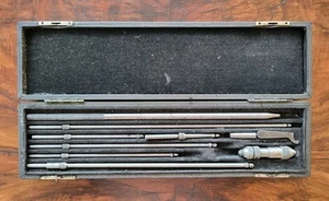 Vintage Craftsman Inside Micrometer Set w/(7) Rods & Case Machinist Tool USA  - Picture 1 of 24
