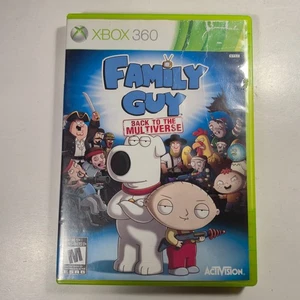 Family Guy Back to the Multiverse (Xbox 360, 2012) Completo Probado en Caja Original - Imagen 1 de 8