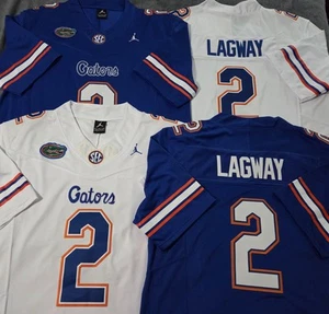Fast Free Shipping!! DJ Lagway Florida Gators Stitched Jersey 2 - Picture 1 of 8