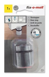 fix-o-moll Türstopper Metall satiniert 30-35mm x 44mm - Bild 1 von 1