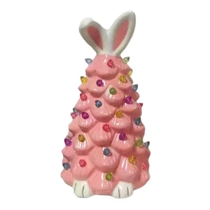 Easter Bunny Tree Decorations,Light Up Easter Bunny Tree with Colorful Lamp2905 - Foto 1 di 13