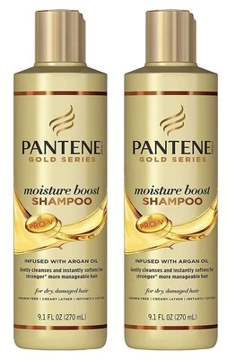 Pantene Gold Series Shampoo Moisture Boost 9.1 Ounce (Pack of 2) - Image 1 of 3