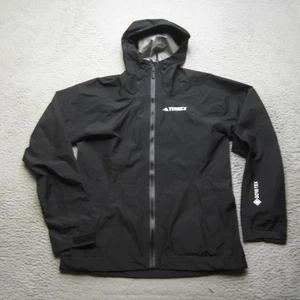Adidas Terrex Jacke Herren Small schwarz Gore-Tex wasserdicht Kapuze Outdoor HN2906 - Bild 1 von 15